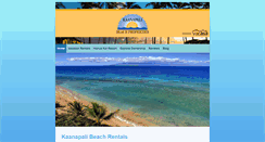 Desktop Screenshot of kaanapalibeachrentals.com
